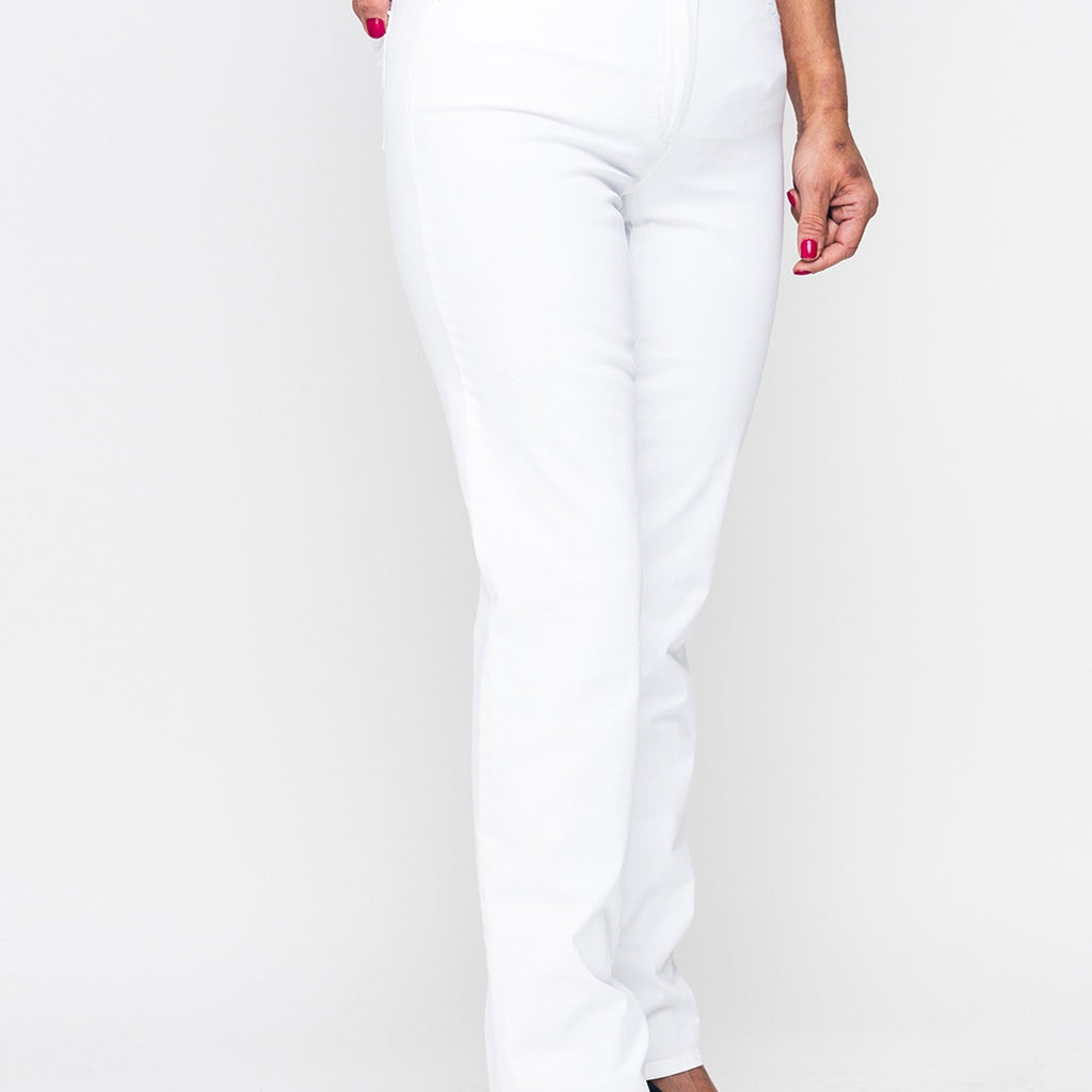 Gerry Weber Romy Regular Length Straight Leg Jeans, White