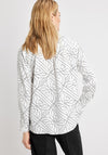 Gerry Weber Geometric Print Long Shirt, White Multi