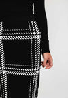 Gerry Weber Monochrome Skirt, Black & White