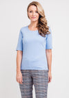 Gerry Weber Organic Cotton T-Shirt, Pale Blue