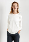 Gerry Weber Ribbed Sweater, White
