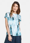 Gerry Weber Abstract T-Shirt, Blue Multi
