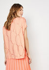 Gerry Weber Abstract T-Shirt, Peach Multi