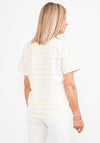 Gerry Weber Striped T-Shirt, Yellow Multi