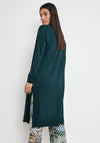 Gerry Weber Long Fine Knit Open Cardigan, Green