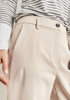 Gerry Weber Tapered Slightly Cropped Trousers, Beige