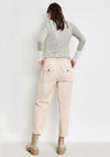 Gerry Weber Tapered Slightly Cropped Trousers, Beige
