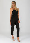 Girl in Mind Willow Lace Strappy Jumpsuit, Black