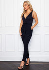 Girl in Mind Lulu Lace Top Jumpsuit, Navy