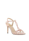 Glamour Alanis Open Toe Heeled Sandals, Rose Gold