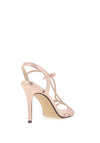 Glamour Alanis Open Toe Heeled Sandals, Rose Gold