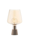 Galway Crystal Large Amber Glass Table Lamp