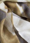 Galway Crystal Merino Wool Scarf, Olive & Stone