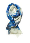Galway Crystal Merino Wool Scarf, Atlantic Blue