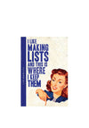 Global Journey I Like Making Lists Notes & Quotes