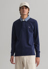 Gant Original Heavy Rugger Polo, Evening Blue