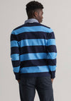 Gant Original Barstripe Heavy Rugger Polo, Pacific Blue