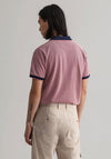 Gant Oxford Pique Polo Shirt, Paradise Pink