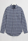 Gant Regular Multi Checked Shirt, Navy Multi