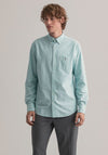 Gant Regular Oxford Shirt, Green Lagoon