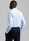 Gant Broadcloth Striped Shirt, Capri Blue