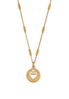 ChloBo Guiding Heart Triple Bobble Chain Necklace, Gold
