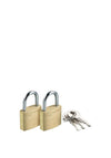Go Travel Secure Key Padlock, 2 Pack