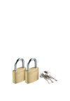 Go Travel Secure Key Padlock, 2 Pack