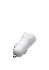 Go Travel USB In-Car Charger, White