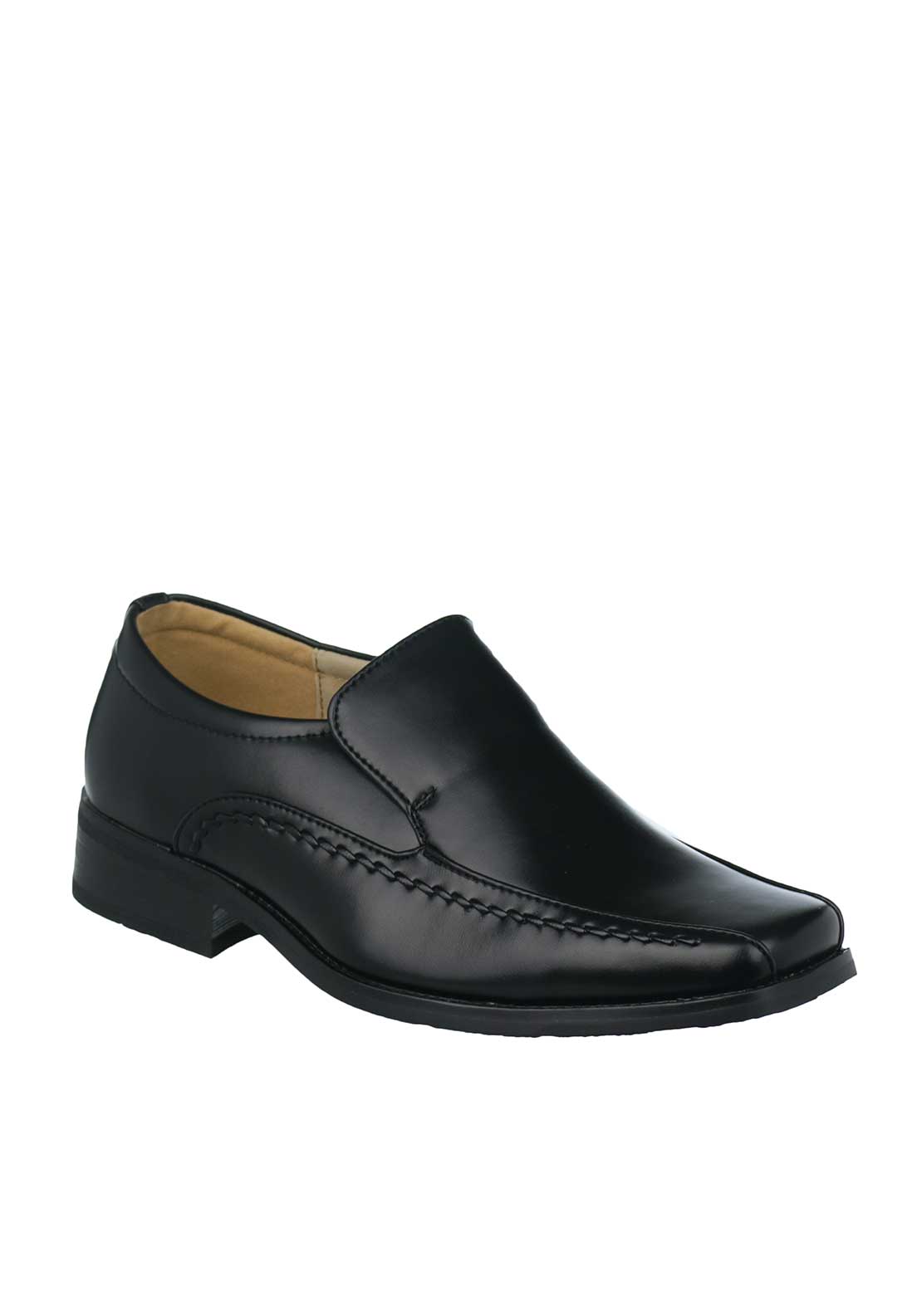 Goor Boys Formal Loafer Shoe, Black