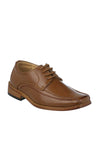 Goor Boys Formal Laced Shoes, Tan
