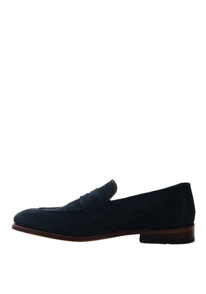Gordon & Bros Fabio Leather Slip on Shoe, Navy
