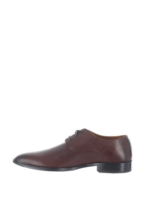 Gordon & Bros Leather Diamond Print Shoe, Brown