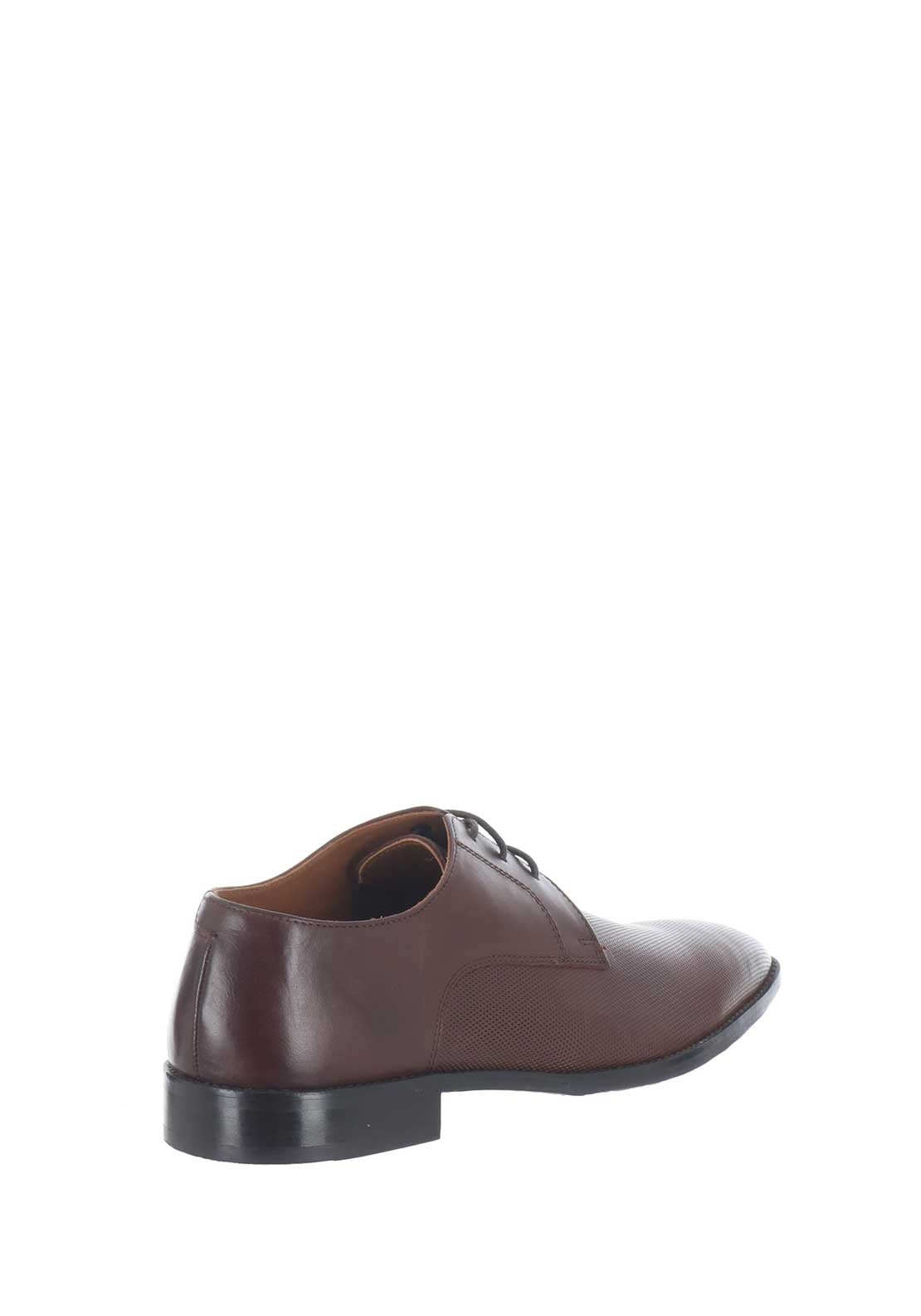 Gordon & Bros Leather Diamond Print Shoe, Brown