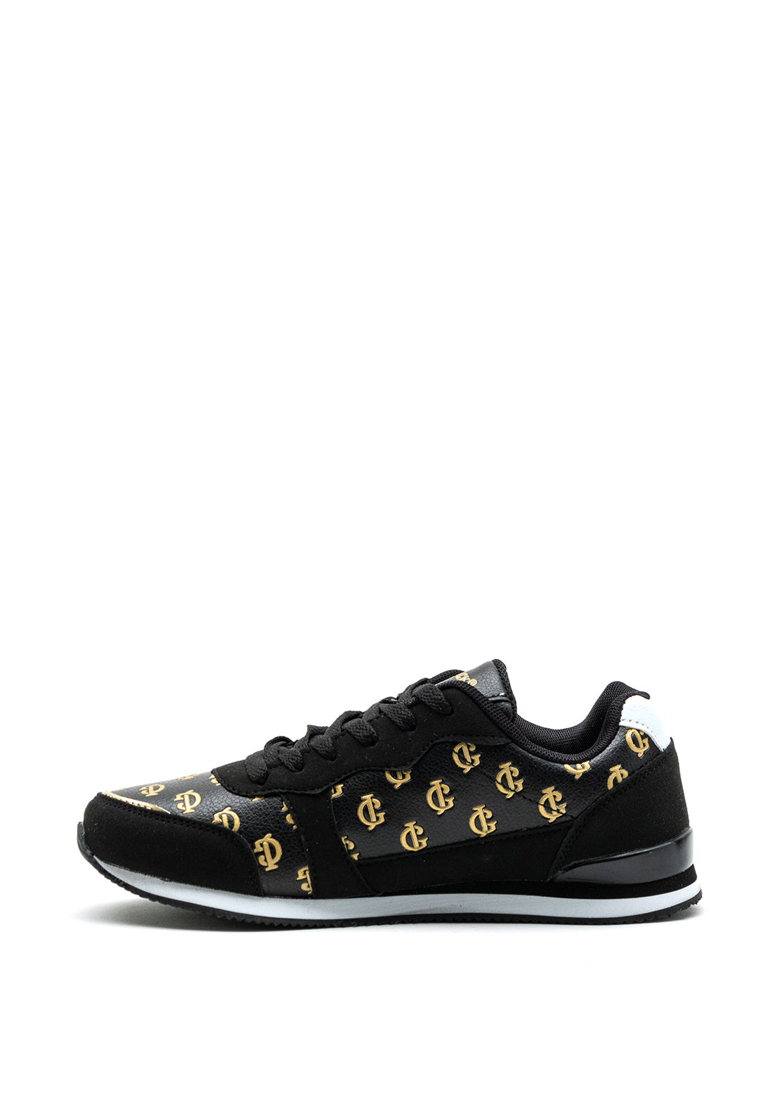 Gordon Jack Tribeca Branding Print Trainers, Black