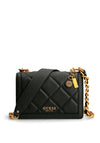 Guess Abey Quilted Crossbody Bag, Black