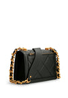 Guess Abey Quilted Crossbody Bag, Black