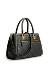 Guess Abey Quilted Satchel Bag, Black
