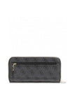 Guess Alby Large Zip Around Wallet, Grey & Charcoal