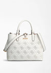 Guess Amara Satchel Bag, White