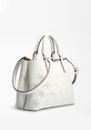 Guess Amara Satchel Bag, White