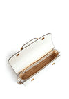 Guess Hensely Croc Convertible Shoulder Bag, Stone
