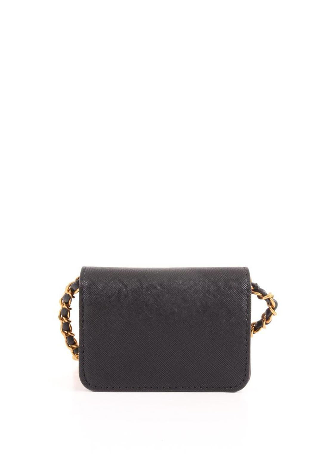 Guess Card Holder with Chain, Black
