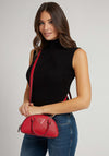 Guess Cordelia Saffiano Mini Dome Crossbody Bag, Red