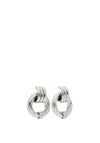 Guess Large Twist Chunky Earrings, Silver