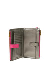 Guess Eco Brenton Dual Zip Wallet, Bright Pink