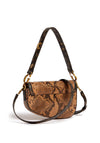 Guess G Dream Python Print Shoulder Bag, Brown