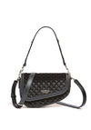 Guess G Dream Velvet Shoulder Bag, Black