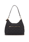 Guess Gillian Quilted Hobo Bag, Black