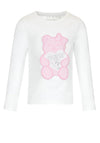 Guess Baby Girl Long Sleeve Top, White